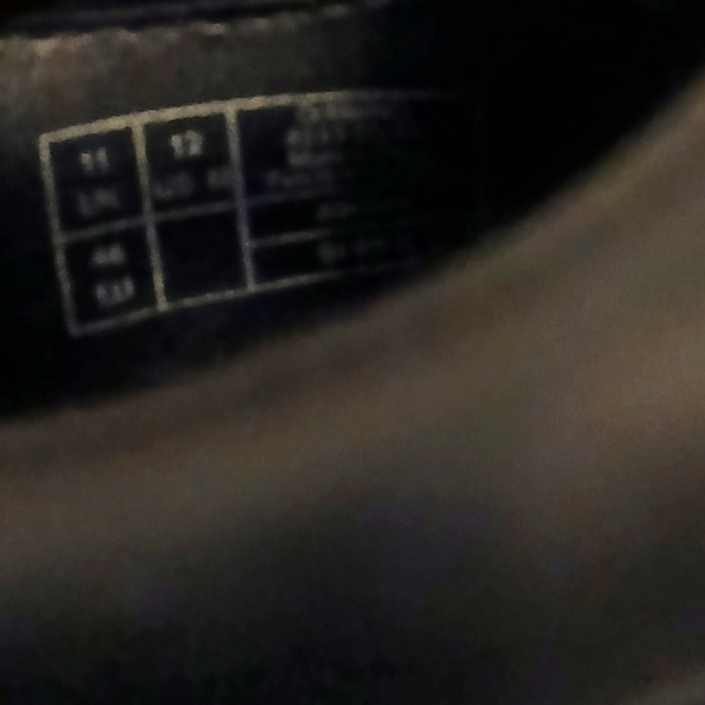 Dr. Martens Black Leather Platform Derby Shoes with Yellow Stitching - Picture 9 of 10